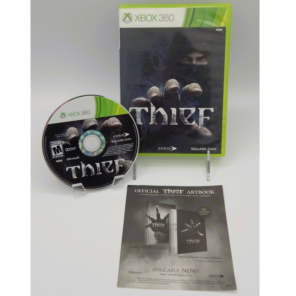 Thief - Xbox 360 - CIB w/ Insert - Tested - Square Enix Stealth